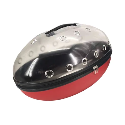 Gambar Pet Kingdom Tas Hewan Peliharaan Cover Transparan - Merah