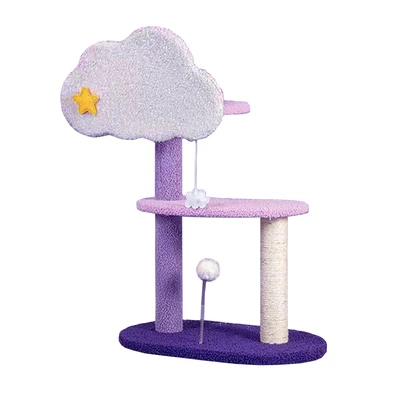Gambar Pet Kingdom Ukuran S Clouds Mainan Garukan Kucing