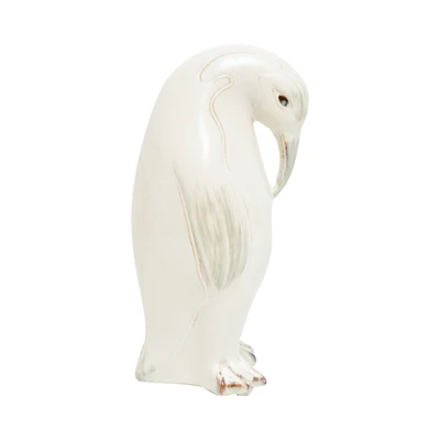 Gambar Informa Patung Miniatur Penguin 25.5 cm SL - Krem
