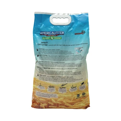 Gambar America Litter Pasir Kucing Wheat Classic 6 Liter