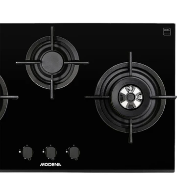 Gambar Modena Kompor Tanam 3 Tungku Bh 2933 Lj 90 cm - Hitam