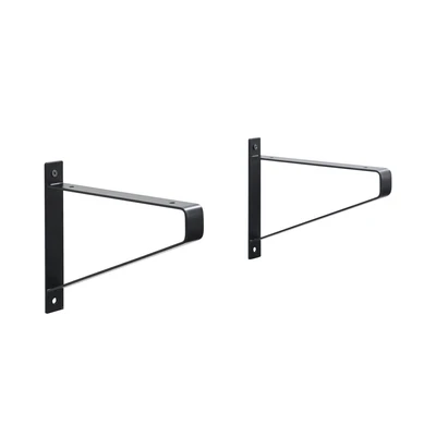 Gambar Masterspace Bracket Rak Dinding Industrial 17 cm - Hitam