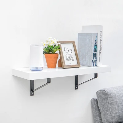Gambar Masterspace Bracket Rak Dinding Industrial 17 cm - Hitam