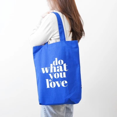 Gambar Ataru Long Tote Bag Quotes - Biru