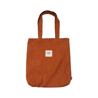 Gambar Ataru Tote Bag Corduroy - Cokelat