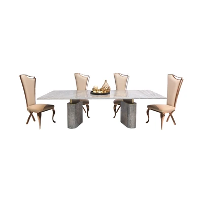 Gambar Home Galleria Gaia Meja Makan - Biru
