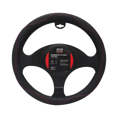 Gambar Otto Klasse Sarung Stir Mobil Honeycomb - Hitam