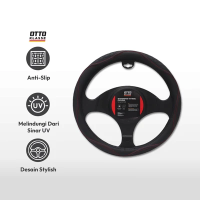 Gambar Otto Klasse Sarung Stir Mobil Honeycomb - Hitam