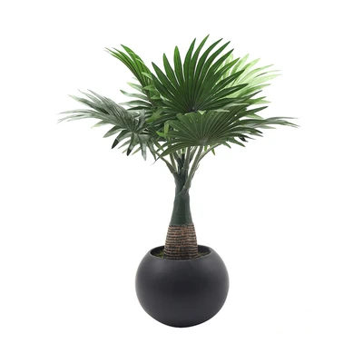 Gambar Arthome Tanaman Artifisial Fern Dengan Pot Keramik 40.6x40.6x43.1 cm - Hijau