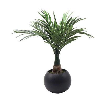 Gambar Arthome Tanaman Artifisial Fern Dengan Pot Keramik 43.1x43.1x43.1 cm - Hijau