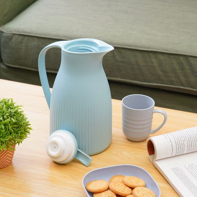 Gambar Selma Bella Teko Vacuum Flask Kaca 1 Liter - Biru