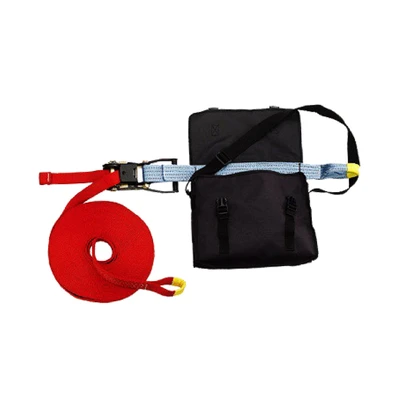 Gambar Krisbow Portable Webbing Hrz Lifeline Srfal20 - Merah