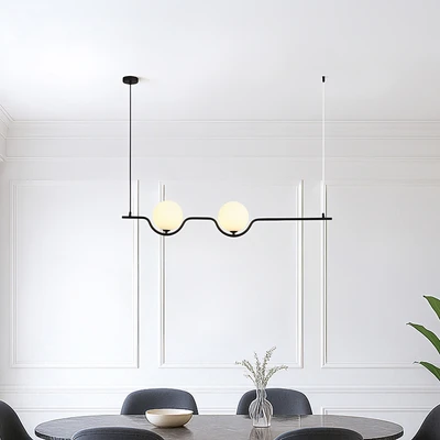 Gambar Eglare Nordic Lampu Gantung Hias 2L G9 - Hitam