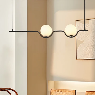 Gambar Eglare Nordic Lampu Gantung Hias 2L G9 - Hitam