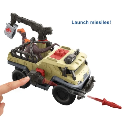 Gambar Jurassic World Set Figure Capture N Crush Truck