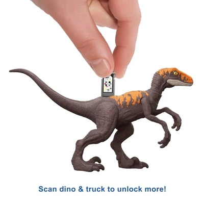 Gambar Jurassic World Set Figure Capture N Crush Truck