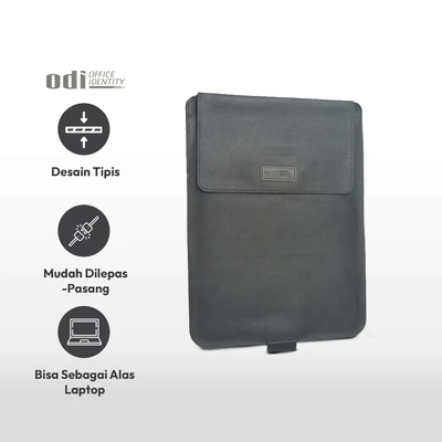 Gambar Odi Sarung Laptop 13 Inch - Abu-Abu