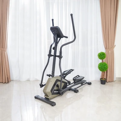 Gambar Kinetic Sepeda Statis Elliptical 607etzh - Hitam/gold