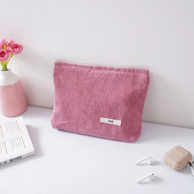 Gambar Ataru Pouch Corduroy - Pink