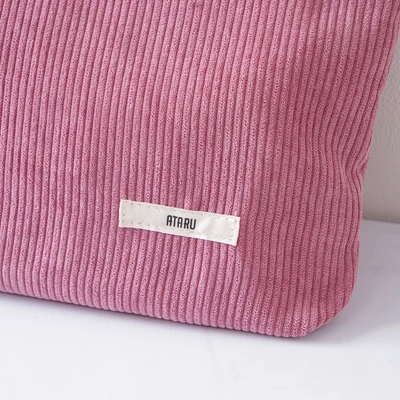 Gambar Ataru Pouch Corduroy - Pink