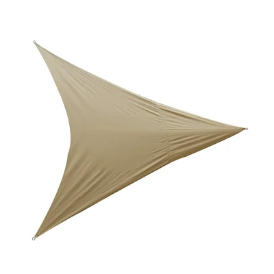 Gambar Soleil Kanopi Taman Triangle 3.6 Meter - Cokelat Tan