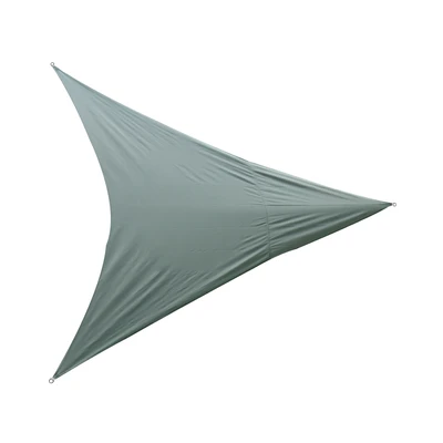 Gambar Soleil Kanopi Taman Triangle 5 Meter - Abu-Abu Muda