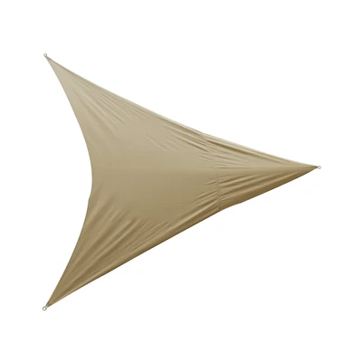 Gambar Soleil Kanopi Taman Triangle 5 Meter - Cokelat Tan