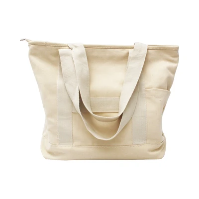 Jual Ataru Tote Bag Kanvas Putih Ivory Terbaru Ruparupa