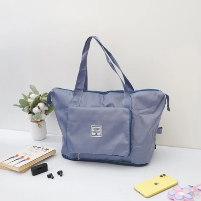 Gambar Ataru Tas Travel Lipat - Biru Dusty