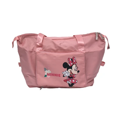 Gambar Disney Tas Duffle Lipat Mickey Mouse - Pink