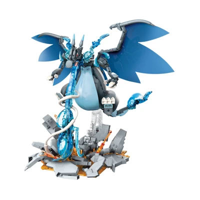 Gambar Keeppley Figure Pokemon Mega Charizard X - Biru