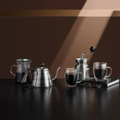 Gambar Appetite Set 5 Pcs Peralatan Minum Kopi Moccachino