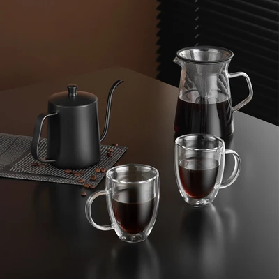 Gambar Appetite Set 5 Pcs Teko Kopi Latte - Hitam