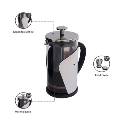 Gambar Appetite 600 Ml Teko Kopi Catimor Press