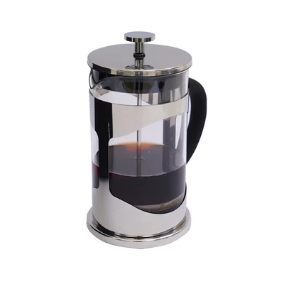 Gambar Appetite Jamaika Teko Kopi Press Kaca 800 ml - Silver