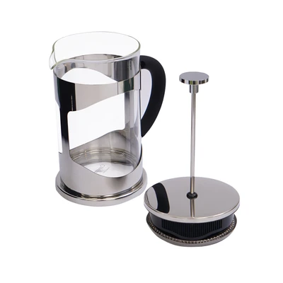 Gambar Appetite Jamaika Teko Kopi Press Kaca 800 ml - Silver
