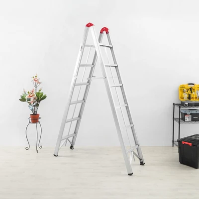 Gambar Fixsteps 2.1 Mtr Tangga Lipat Aluminium Stick 2X6 Step