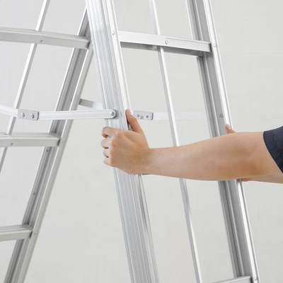 Gambar Fixsteps 2.1 Mtr Tangga Lipat Aluminium Stick 2X6 Step