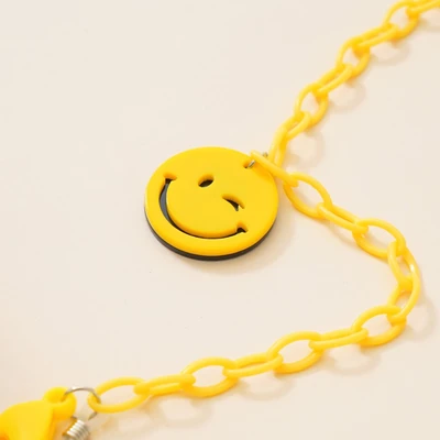 Gambar Ataru Strap Masker Chain Smiley - Kuning
