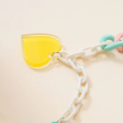 Gambar Ataru Tali Masker Rantai Double Charm - Hijau/Putih