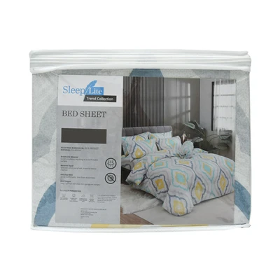 Gambar Sleeplite 180x200 cm Set 5 Pcs Seprai King Polyester Geo - Biru