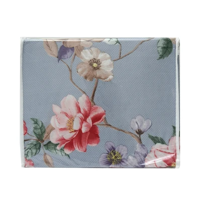 Gambar Sleeplite 160x200 cm Set 5 Pcs Seprai Queen Polyester Rose - Biru