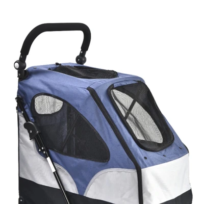 Gambar Pet Kingdom Stroller Hewan Dengan 3 Roda - Biru