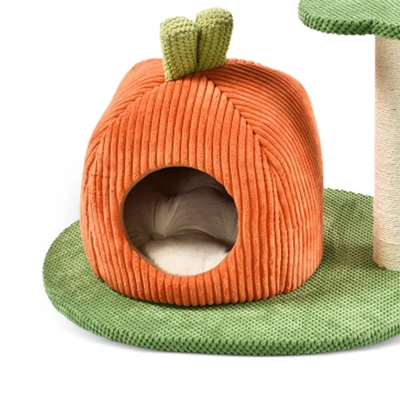 Gambar Pet Kingdom 64x50x41 cm Mainan Kucing Toy Tree Pumpkin 204