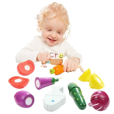 Gambar Top Bright Set Wooden Vegie & Fruit 120340