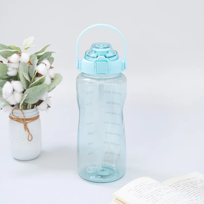 Gambar Ataru 2 Ltr Botol Minum Tritan Dengan Handle - Biru Mint