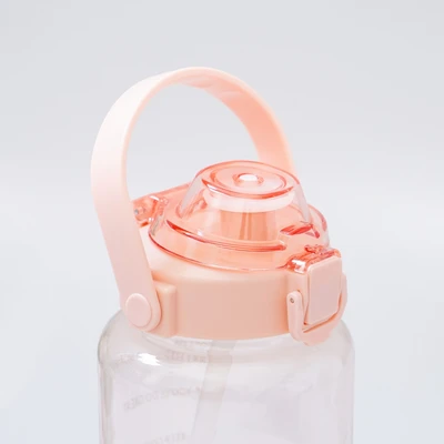 Gambar Ataru 2 Ltr Botol Minum Tritan Dengan Handle - Oranye Peach