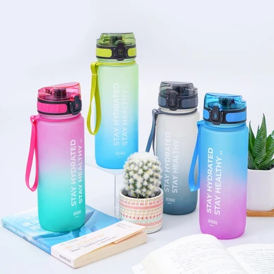 Gambar Ataru 800 Ml Botol Minum Tritan Sport Ombre - Biru/pink