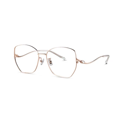 Gambar Parim Eyewear Kacamata Optical Curved Frame Metal - Putih