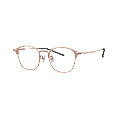 Gambar Parim Eyewear Kacamata Optical Cat Eye Titanium - Gold/Hitam